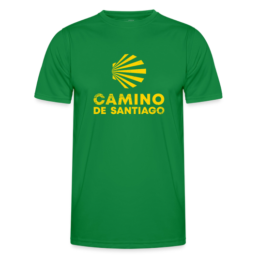 Männer Funktions-T-Shirt: Camino de Santiago - Viera - Kelly Green