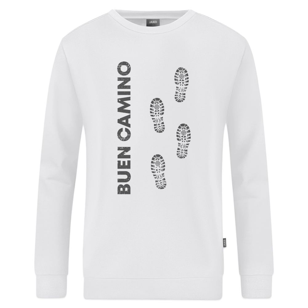 Sweatshirt: Buen Camino - dark - Weiß