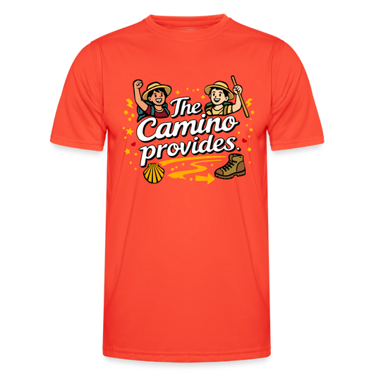 Männer Funktions-T-Shirt: The Camino provides - Grenadine