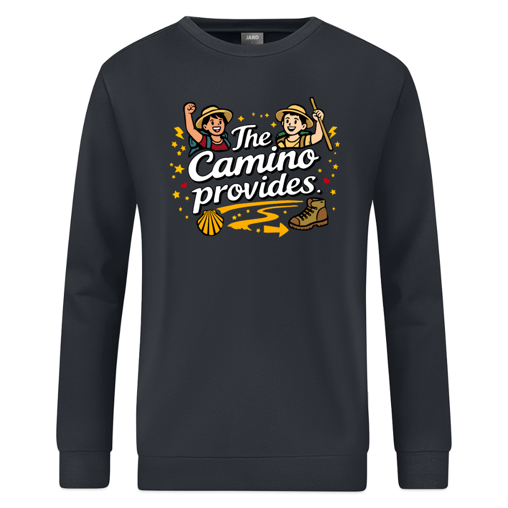 Sweatshirt: The Camino provides - Anthrazit