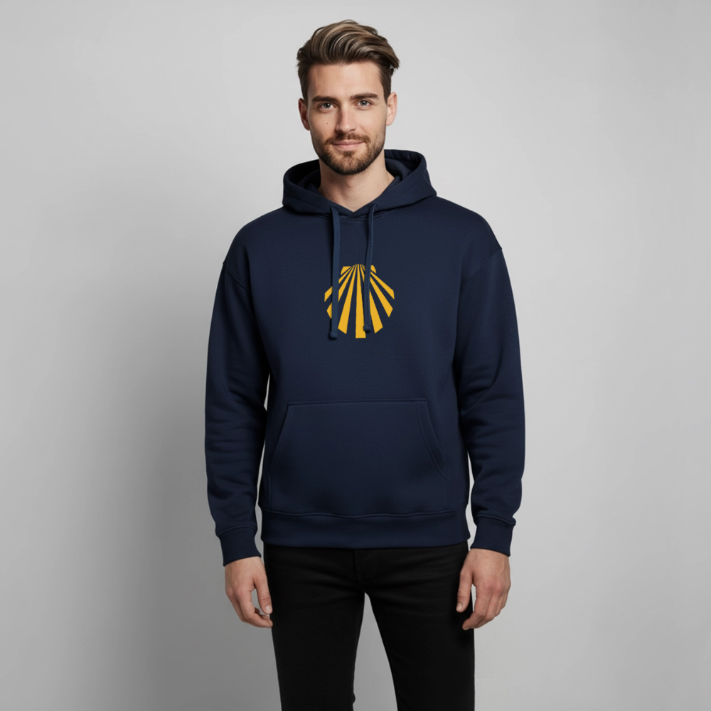 Oversized Unisex Hoodie - Viera Jakobsmuschel - Navy