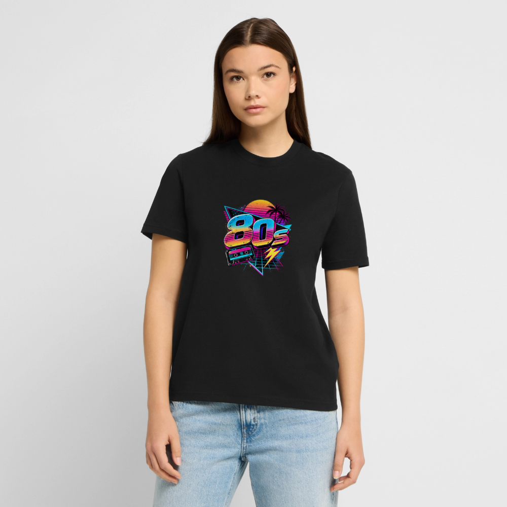 80s  Unisex Bio-T-Shirt - Schwarz