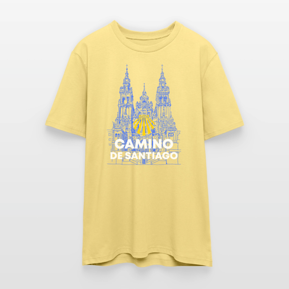 T-Shirt: Camino de Santiago Cathedral - 180g/m2 - Gelb Viva 