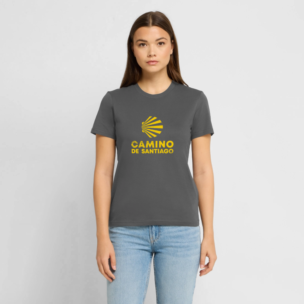 T-Shirt: Camino de Santiago Viera rough - 180g/m2 - Anthrazit