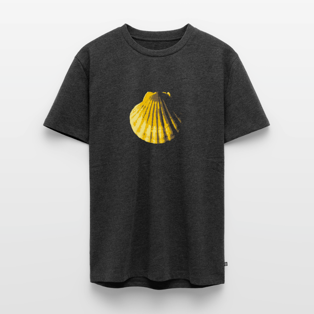 Jakobsmuschel | Männer Premium T-Shirt - Anthrazit meliert