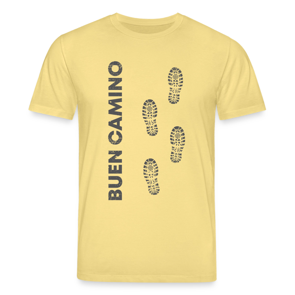 T-Shirt: Buen Camino - dark 180g/m2 - Gelb Viva 