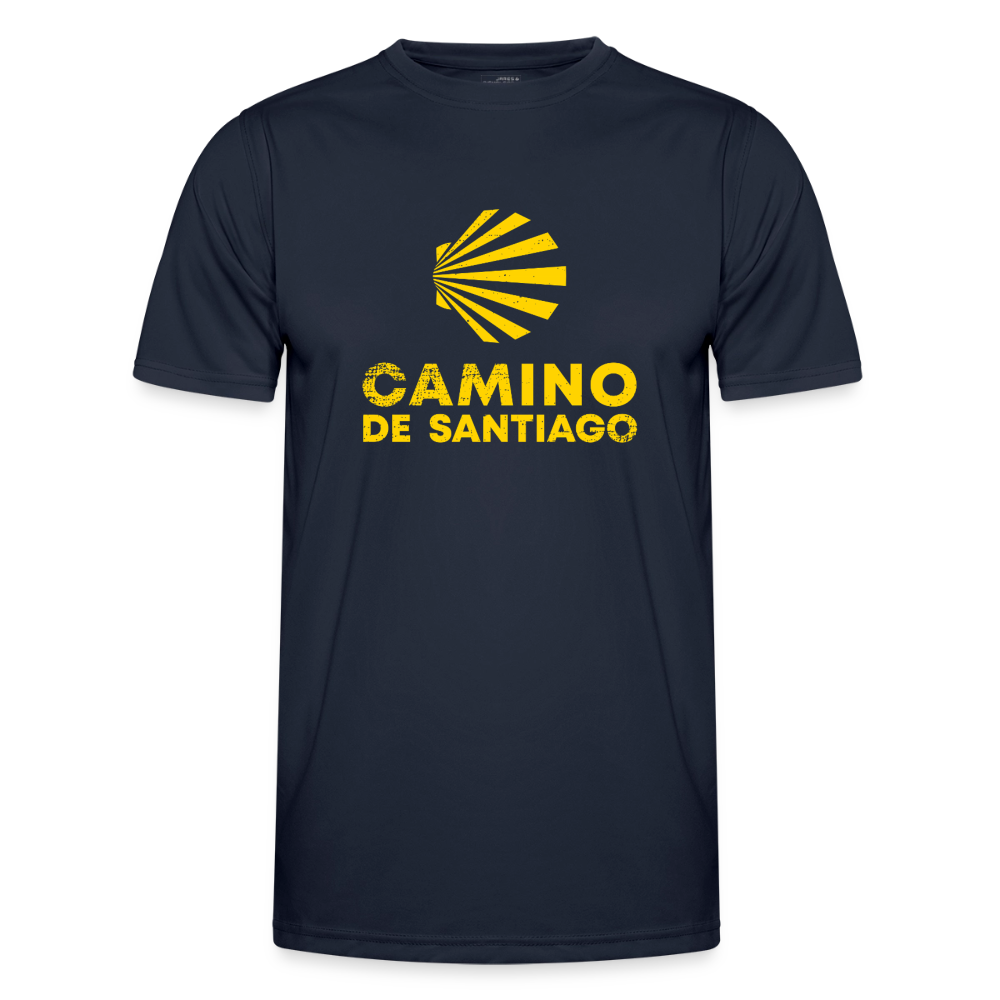Männer Funktions-T-Shirt: Camino de Santiago - Viera - Navy