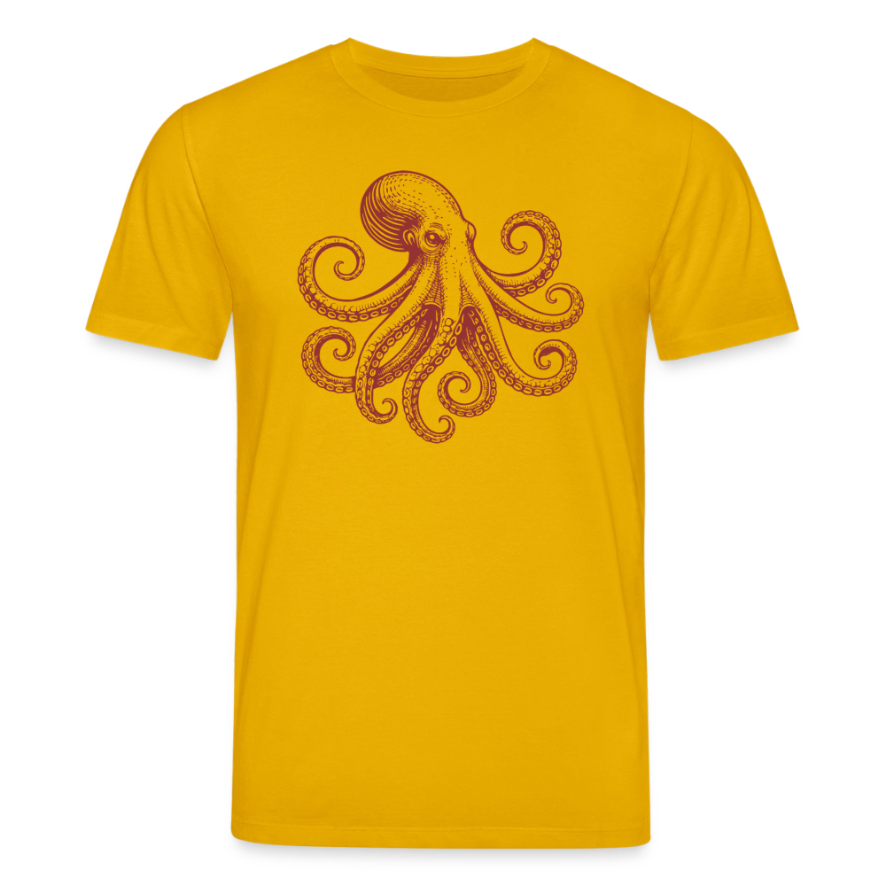 T-Shirt: Pulpo red - Spektralgelb