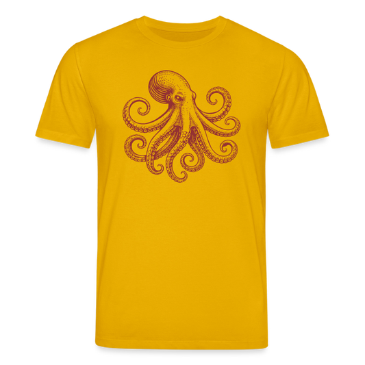 T-Shirt: Pulpo red - Spektralgelb