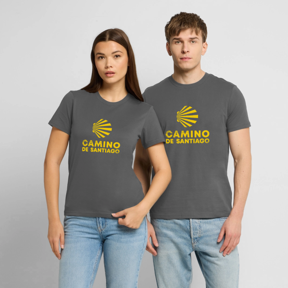 T-Shirt: Camino de Santiago Viera rough - 180g/m2 - Anthrazit