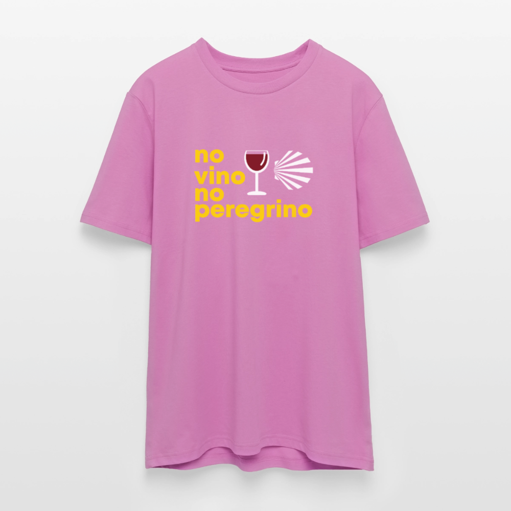 T-Shirt: no vino no peregrino - 180g/m2 - Pink