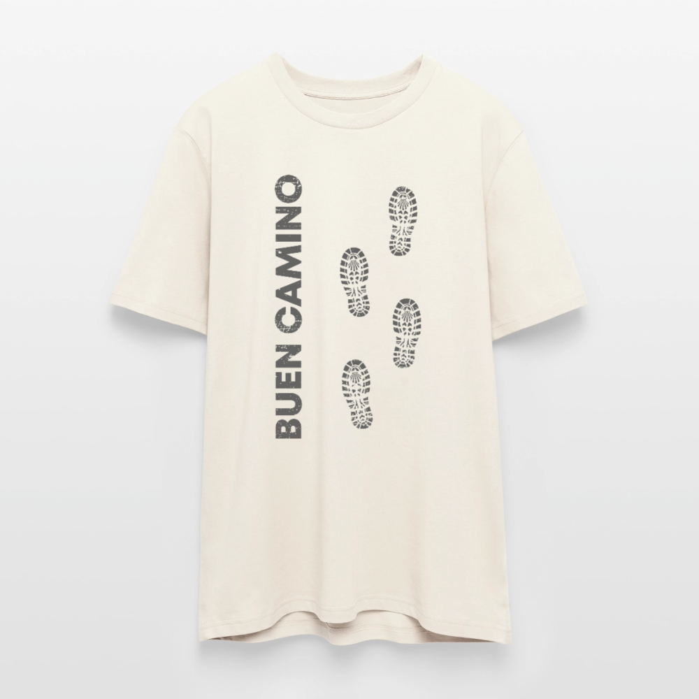 T-Shirt: Buen Camino - dark 180g/m2 - Naturweiß 