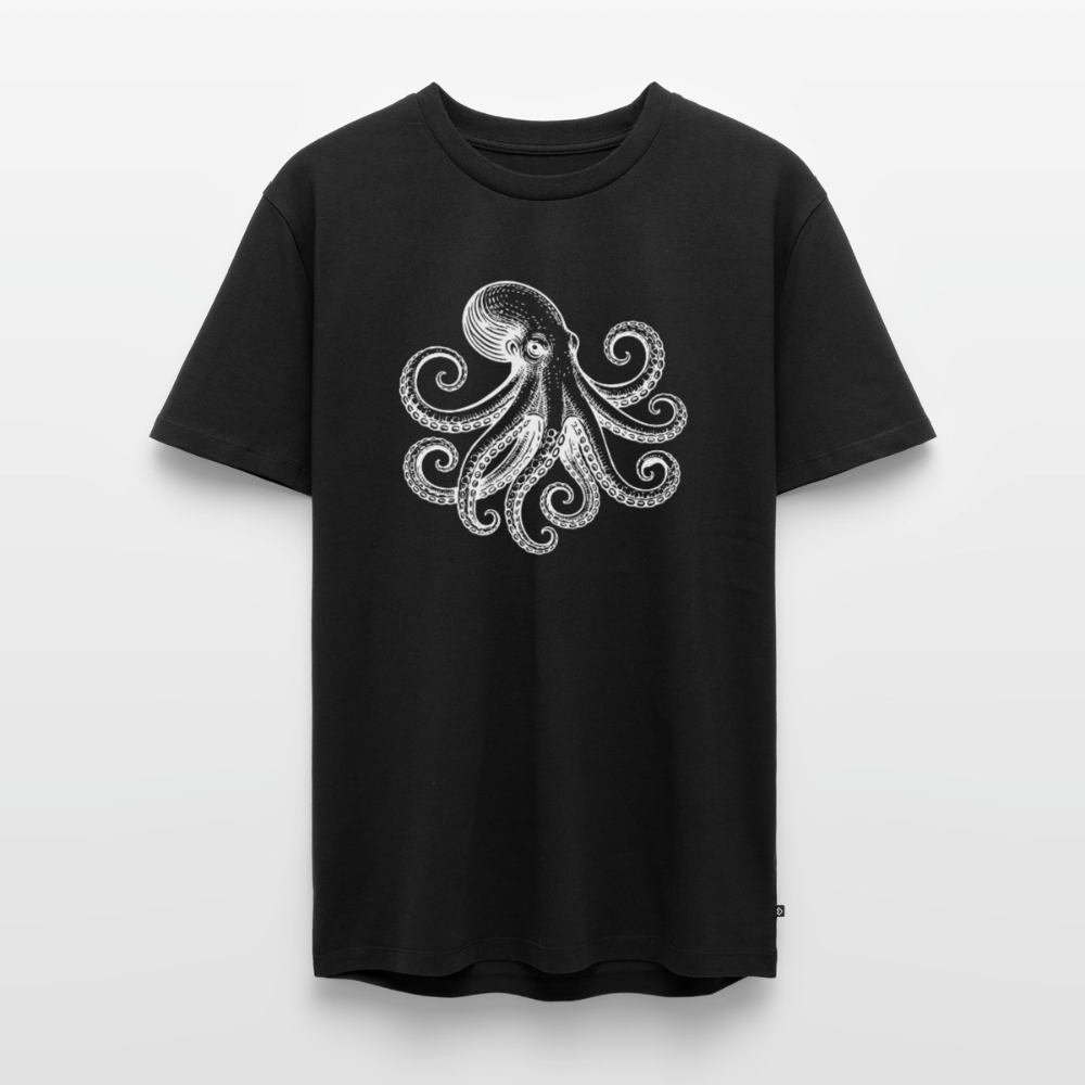 Männer Premium T-Shirt: Pulpo white - Schwarz