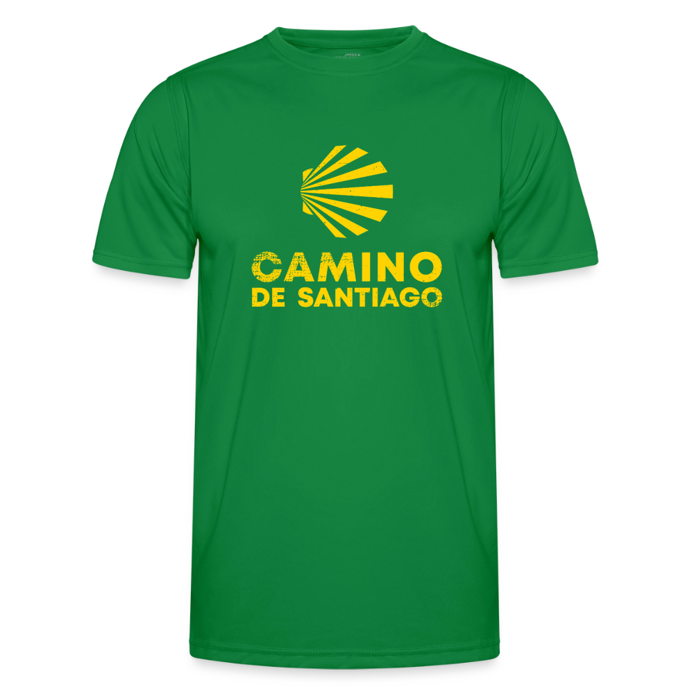 Männer Funktions-T-Shirt: Camino de Santiago - Viera - Kelly Green