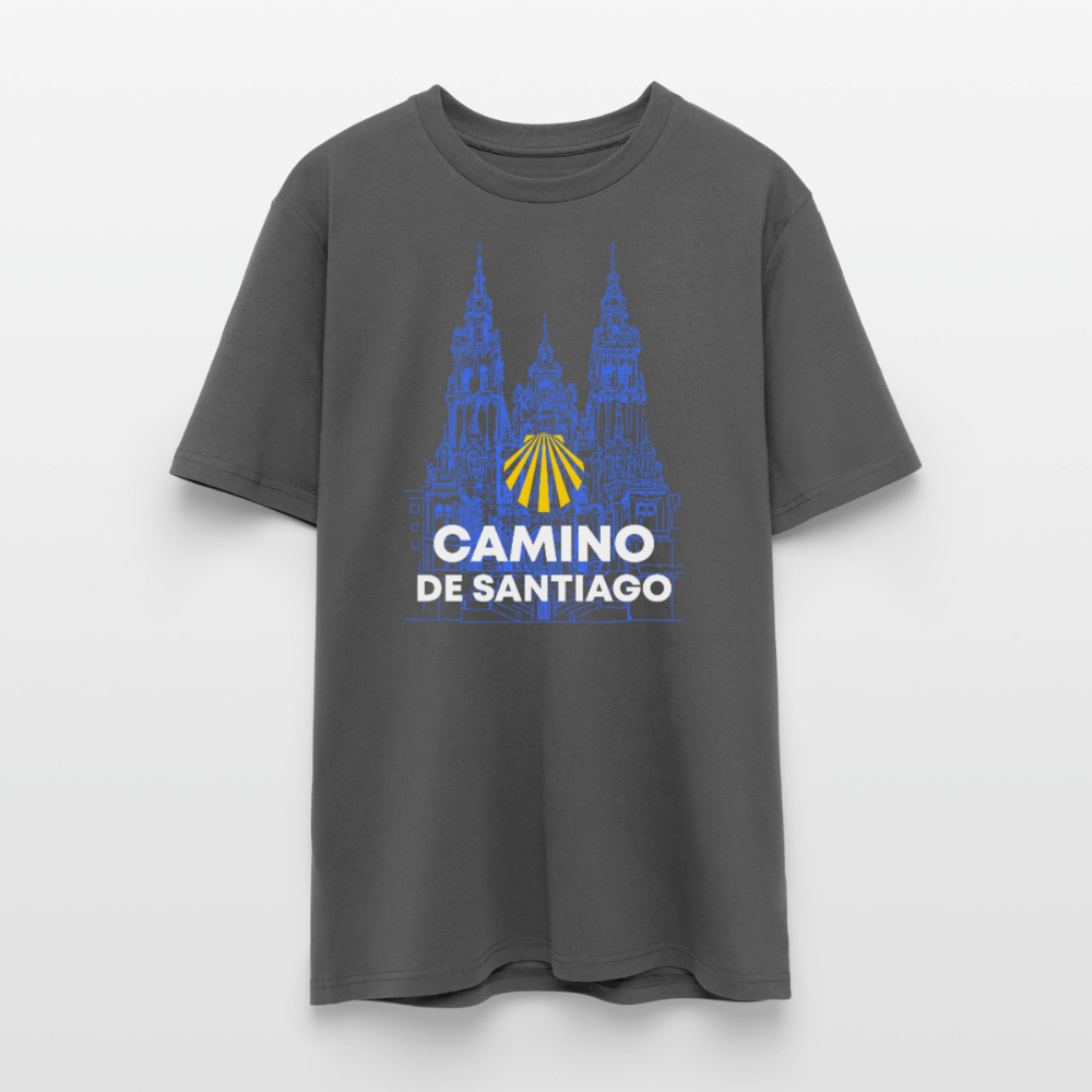 T-Shirt: Camino de Santiago Cathedral - 180g/m2 - Anthrazit
