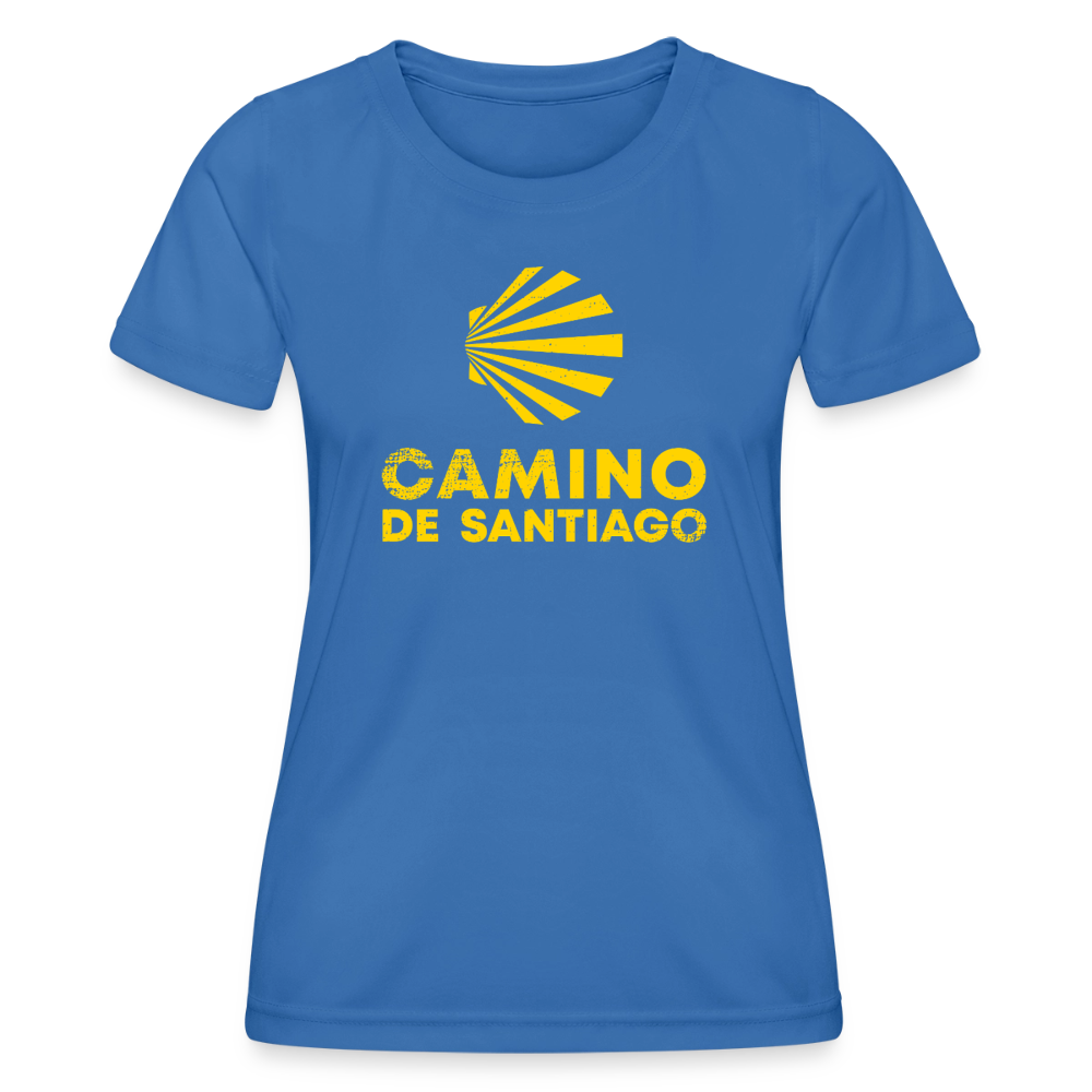 Frauen Funktions-T-Shirt: Camino de Santiago - Viera - Königsblau