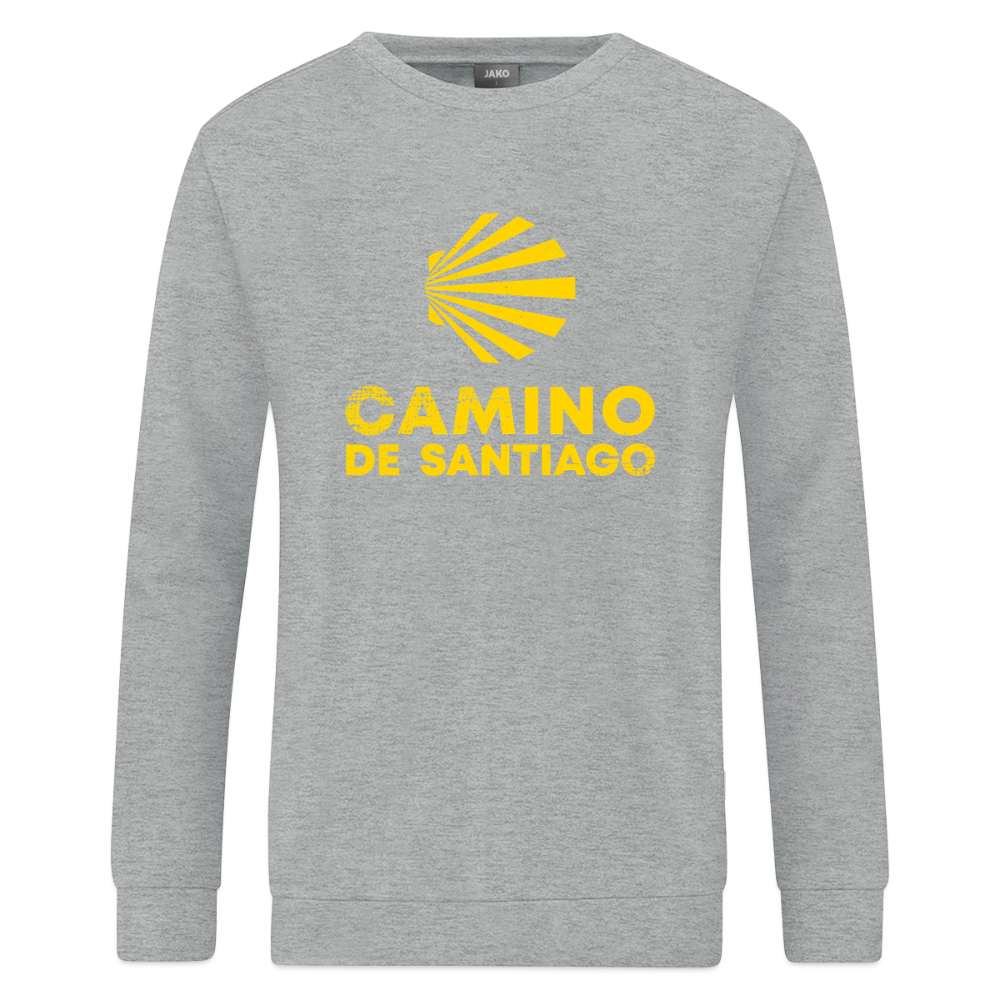 Sweatshirt: Camino de Santiago - Grau meliert