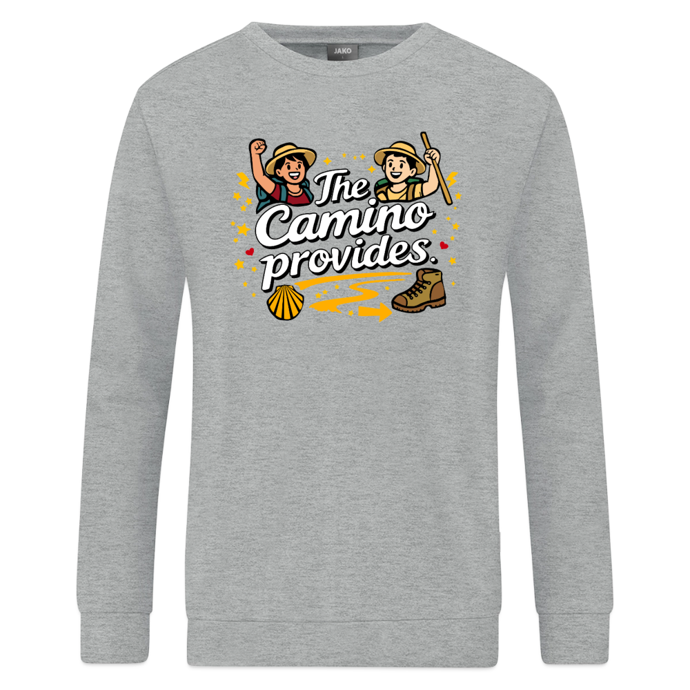 Sweatshirt: The Camino provides - Grau meliert