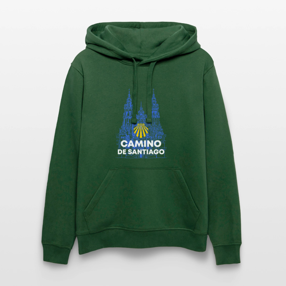 Unisex Hoodie: Camino de Santiago - Cathedral - Flaschengrün