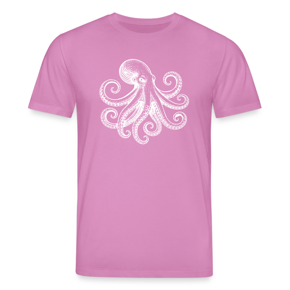 T-Shirt: Pulpo white - Pink