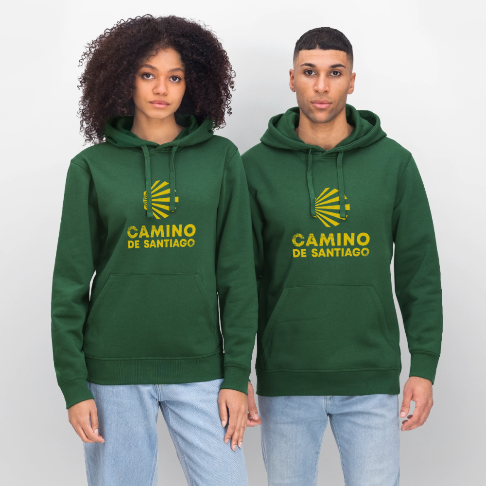 Unisex Hoodie: Camino de Santiago - Flaschengrün