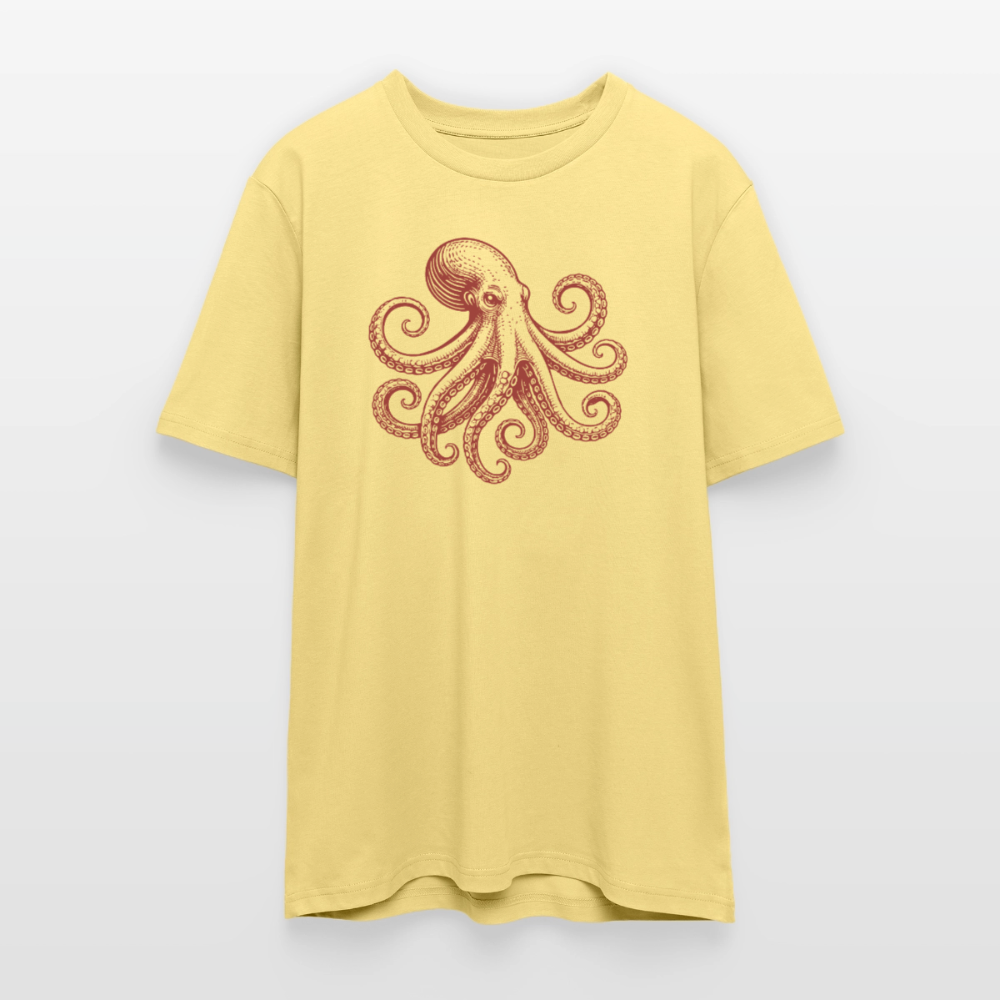 T-Shirt: Pulpo red - Gelb Viva 
