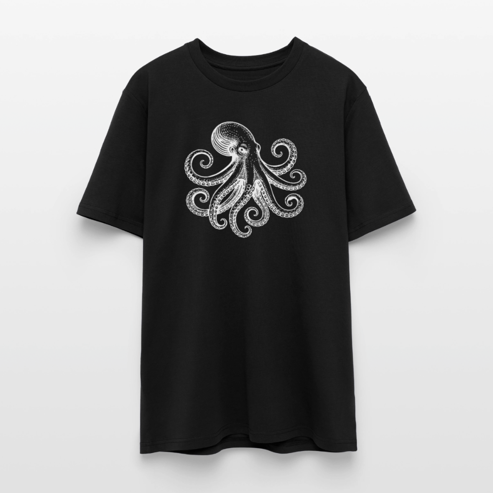 T-Shirt: Pulpo white - Schwarz