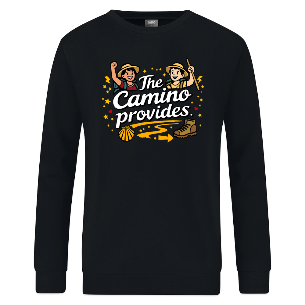 Sweatshirt: The Camino provides - Schwarz