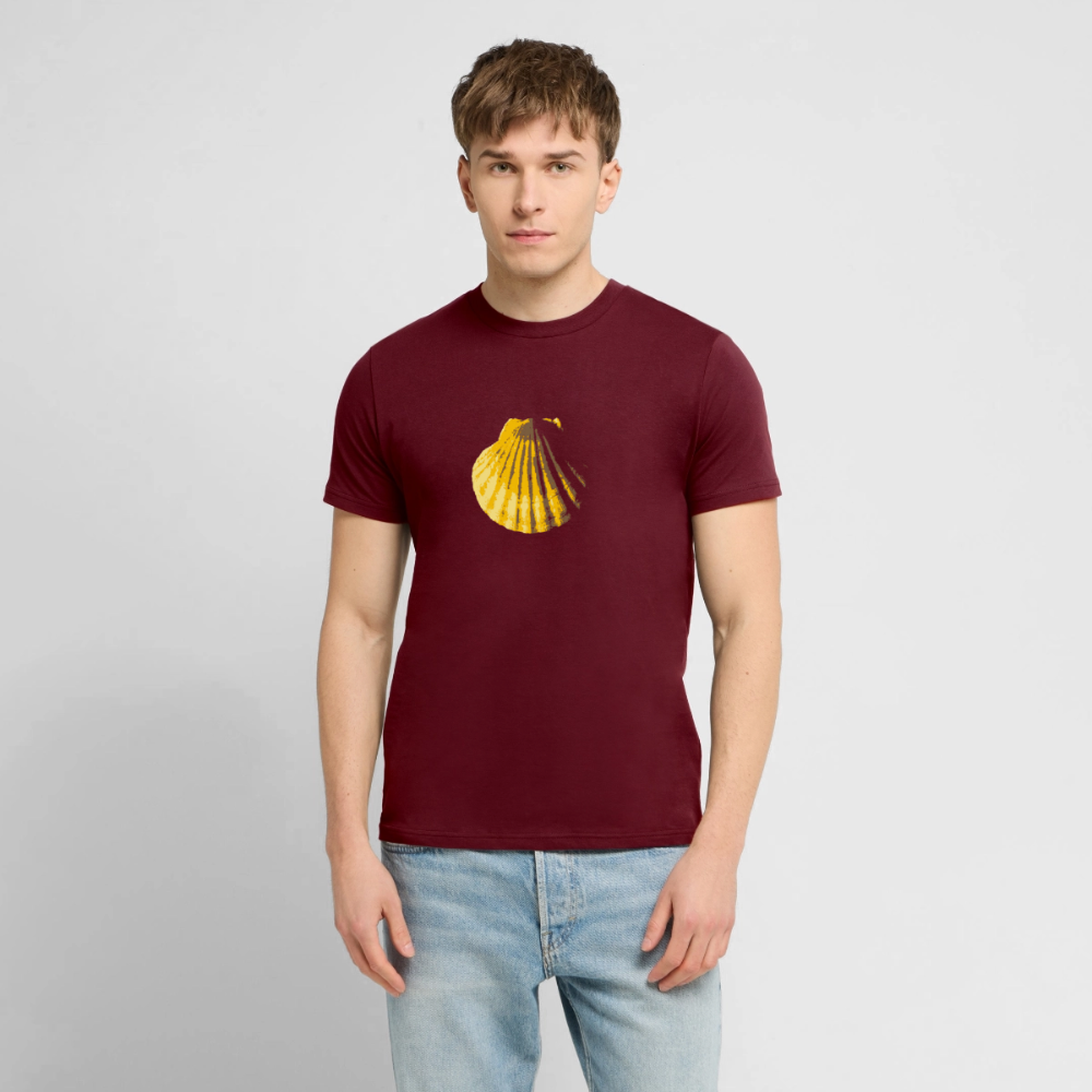 Jakobsmuschel | T-Shirt - Burgunderrot