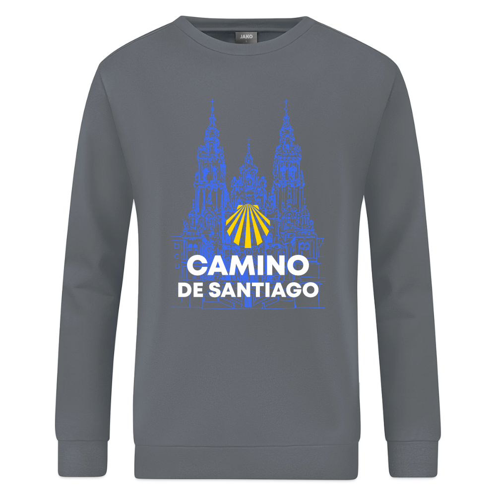 Sweatshirt: Camino de Santiago - Cathedral - Grau