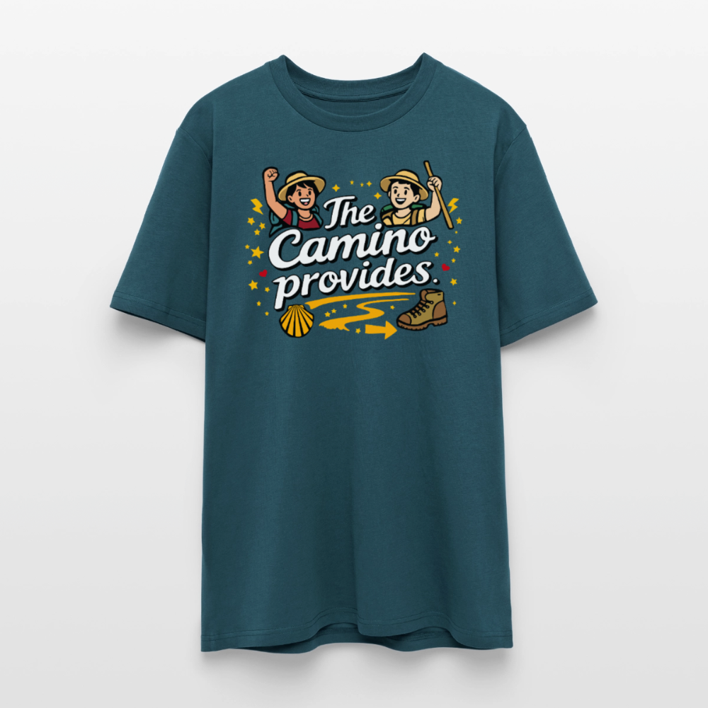 T-Shirt: The Camino provides 180g/m2 - Dunkles Petrol
