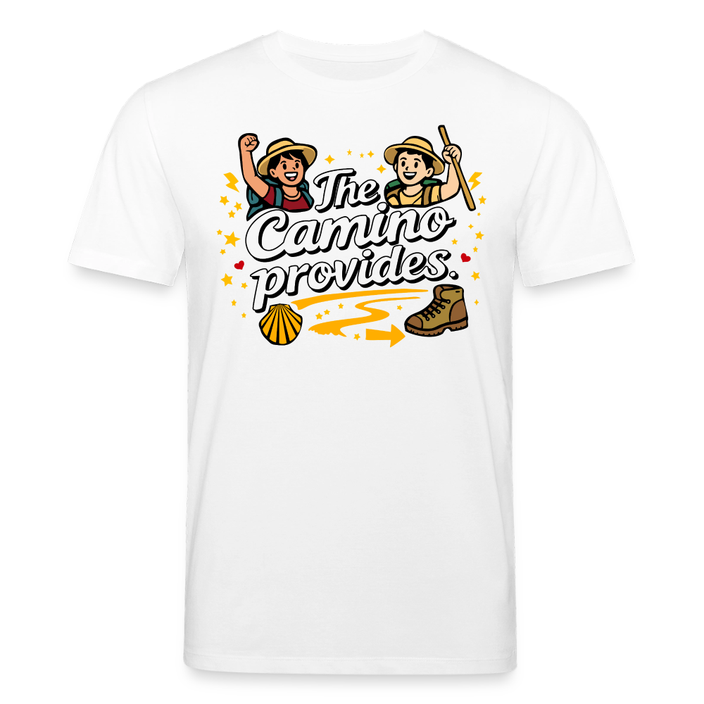 T-Shirt: The Camino provides 180g/m2 - Weiß