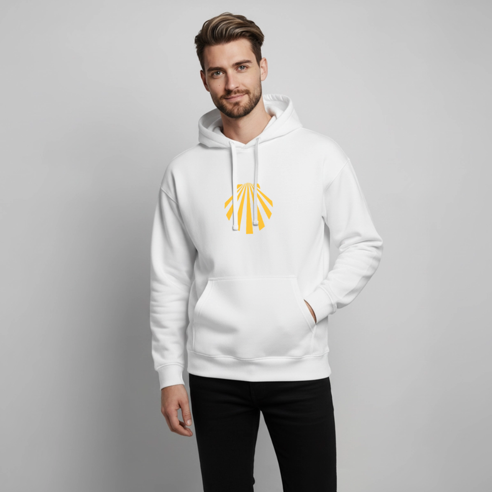 Oversized Unisex Hoodie - Viera Jakobsmuschel - Weiß