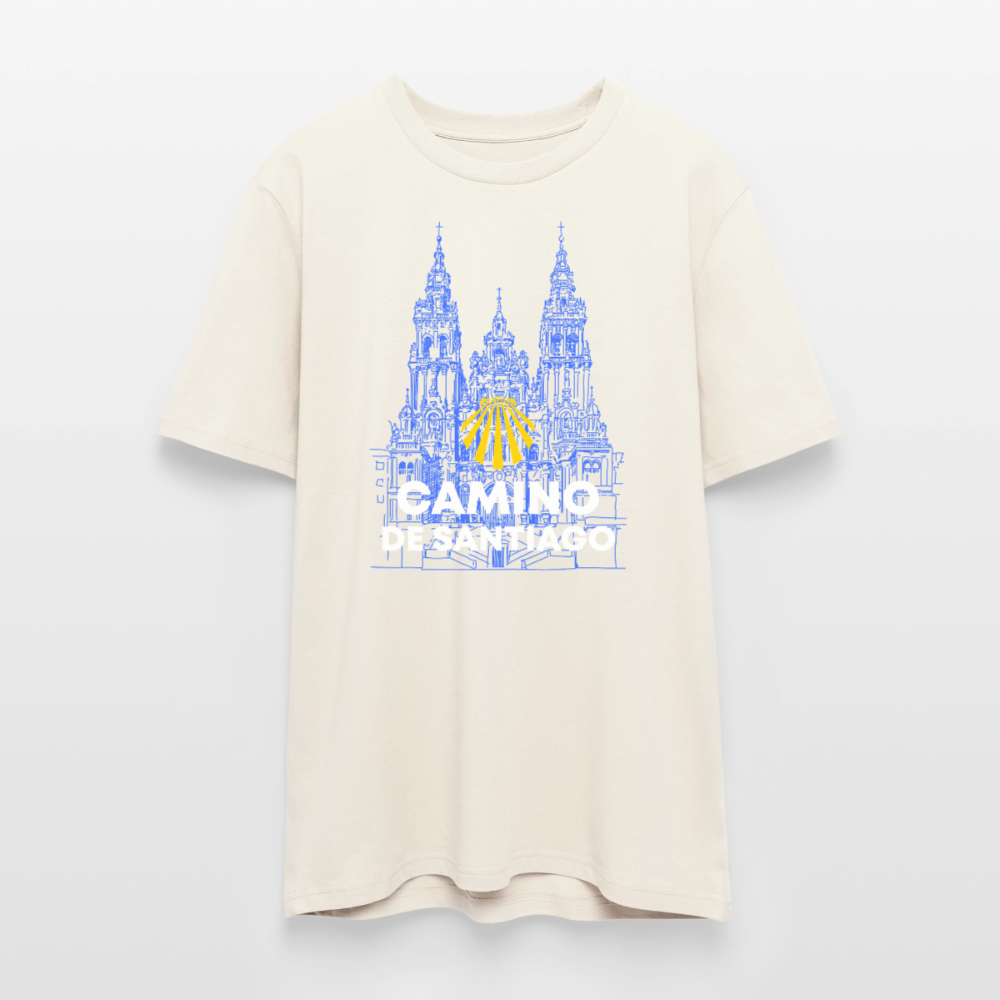 T-Shirt: Camino de Santiago Cathedral - 180g/m2 - Naturweiß 