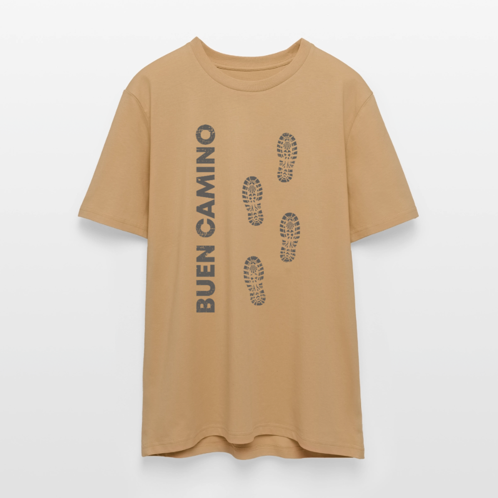 T-Shirt: Buen Camino - dark 180g/m2 - Karamell 
