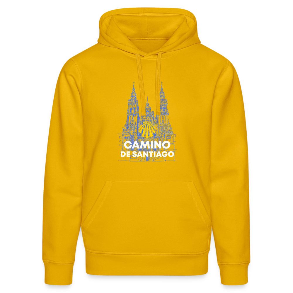 Unisex Hoodie: Camino de Santiago - Cathedral - Spektralgelb