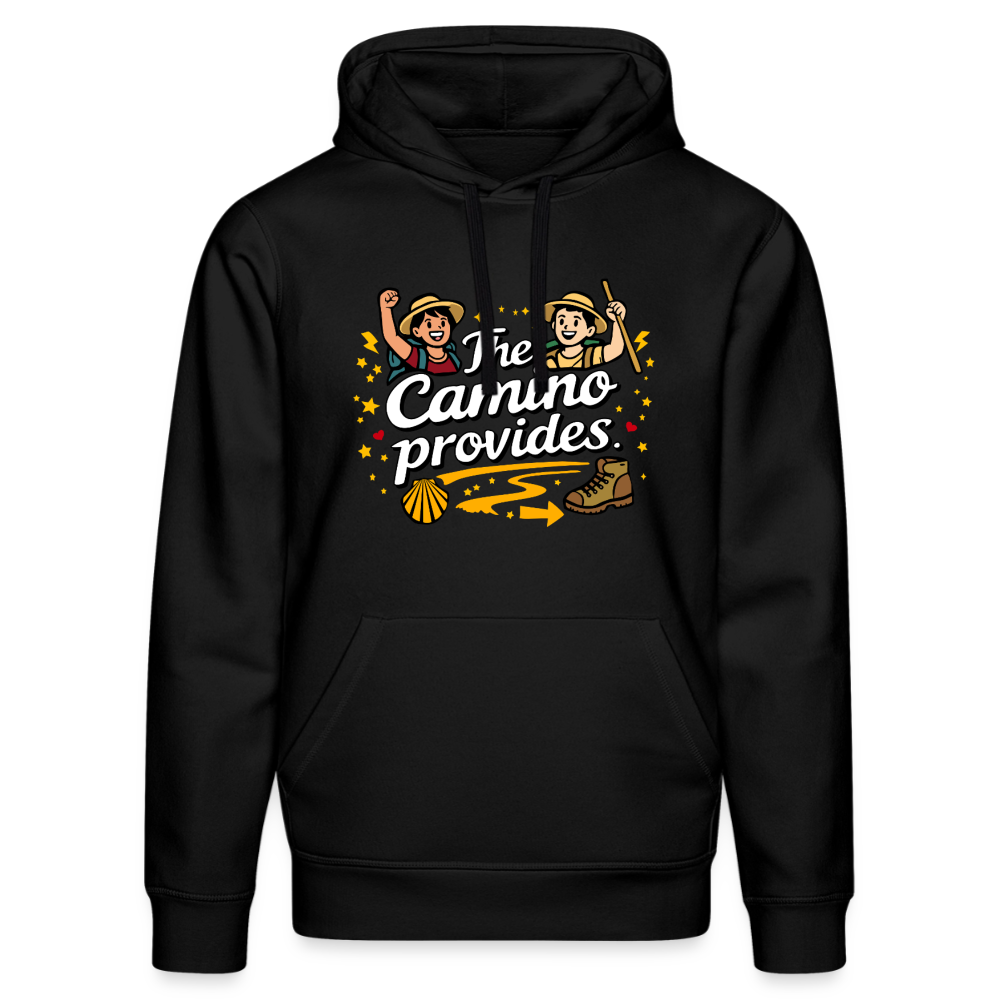 Unisex Hoodie: The Camino provides - Schwarz