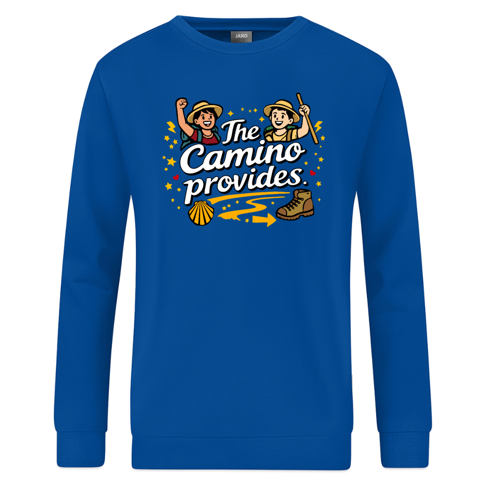 Sweatshirt: The Camino provides - Blau