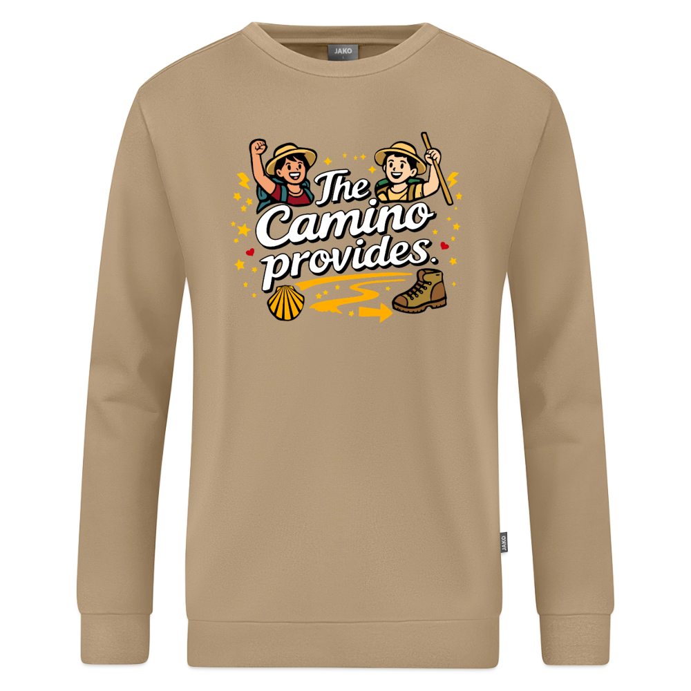 Sweatshirt: The Camino provides - Beige