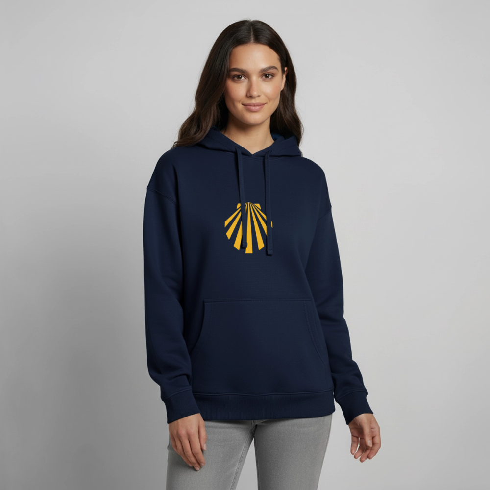 Oversized Unisex Hoodie - Viera Jakobsmuschel - Navy