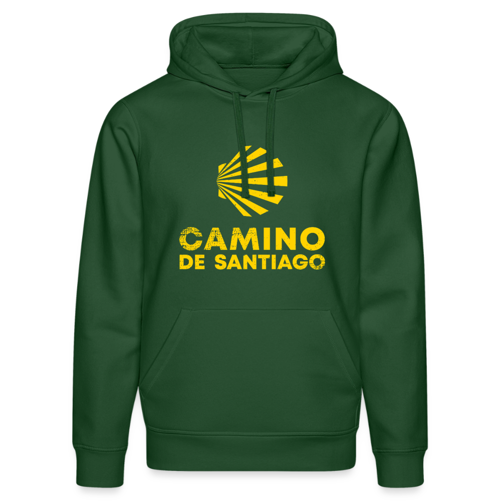 Unisex Hoodie: Camino de Santiago - Flaschengrün