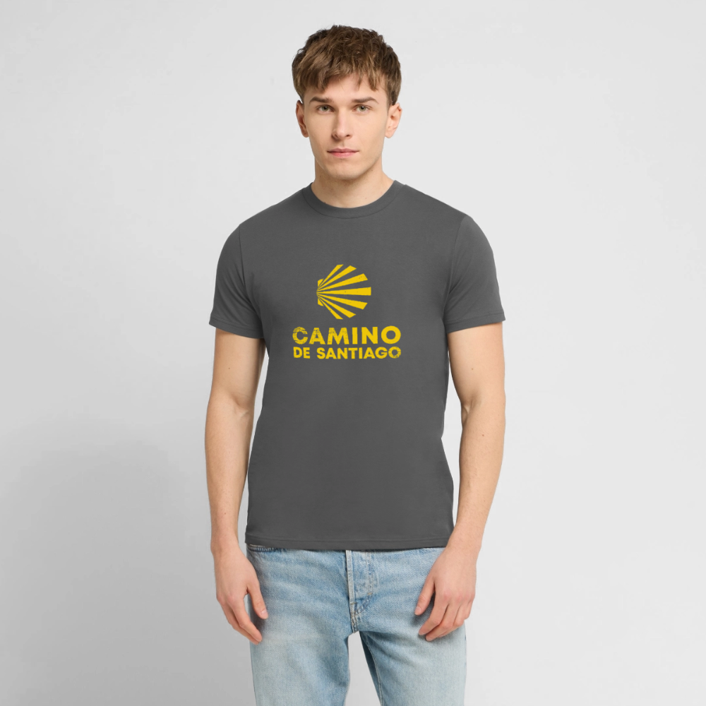 T-Shirt: Camino de Santiago Viera rough - 180g/m2 - Anthrazit