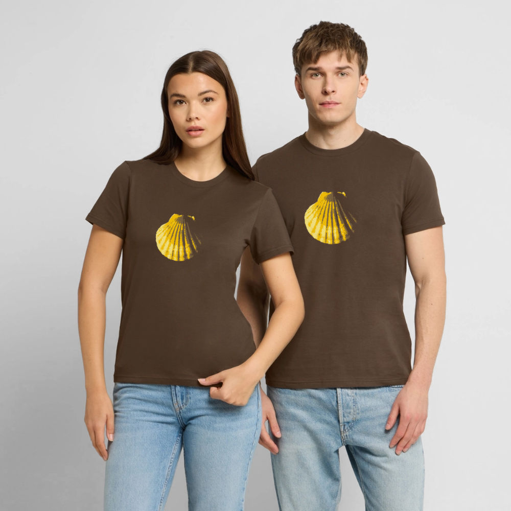 Jakobsmuschel | T-Shirt - Dunkelbraun