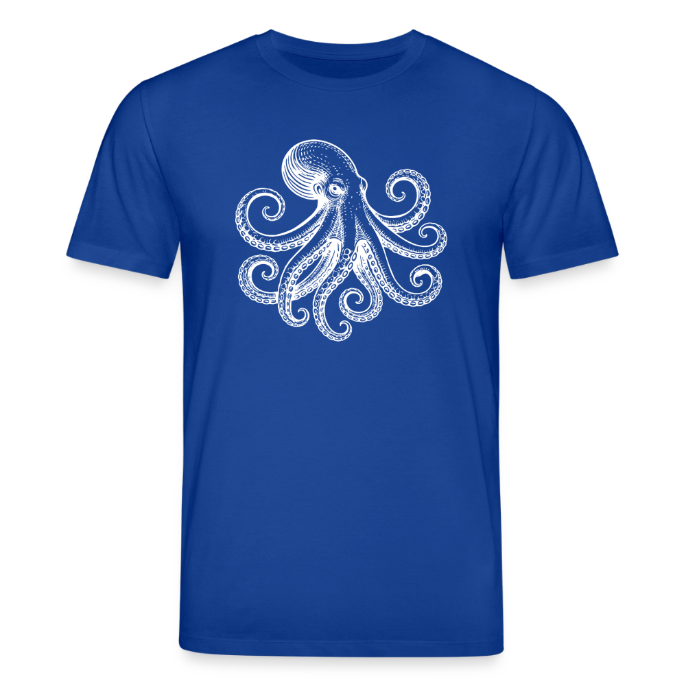 T-Shirt: Pulpo white - Dunkelblau
