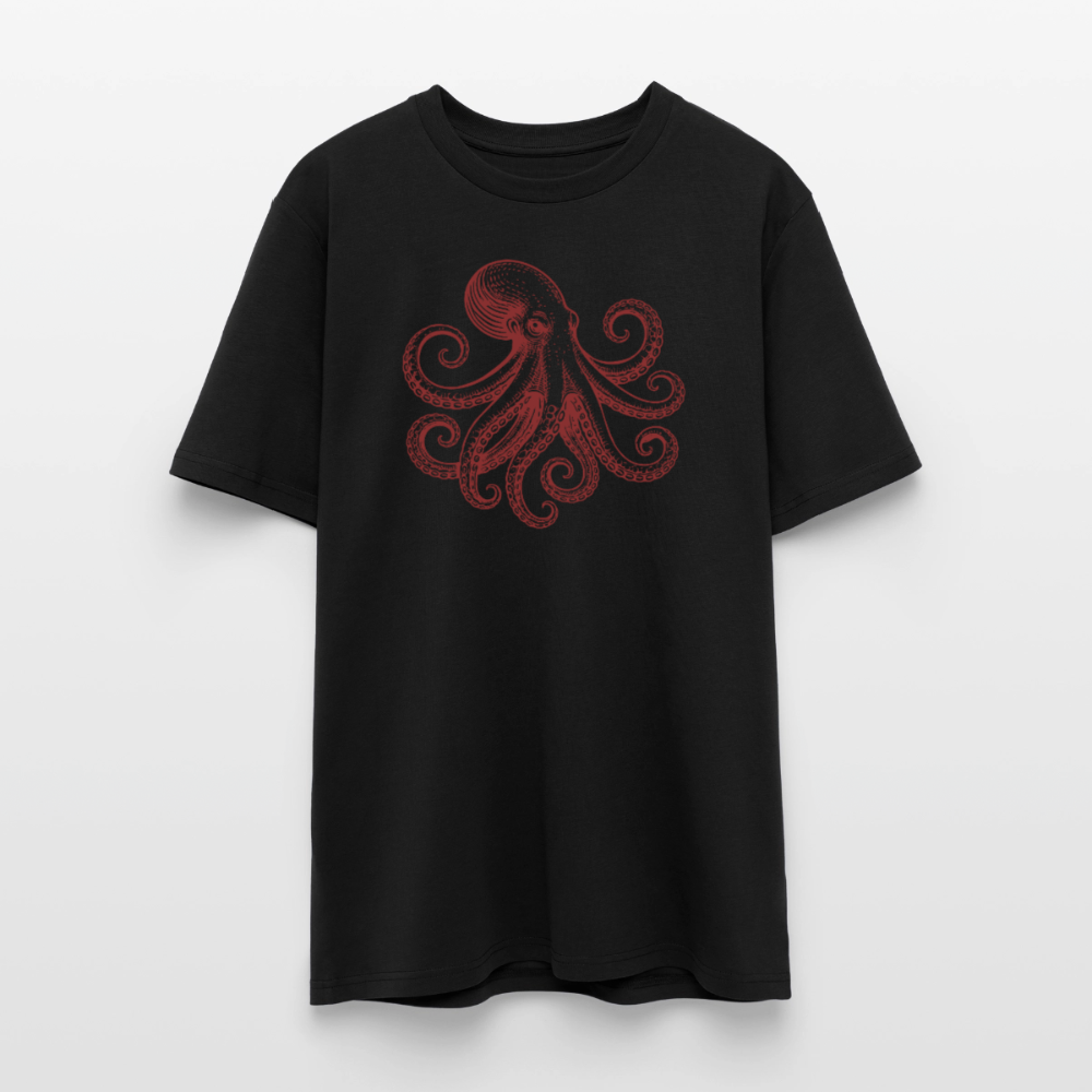 T-Shirt: Pulpo red - Schwarz