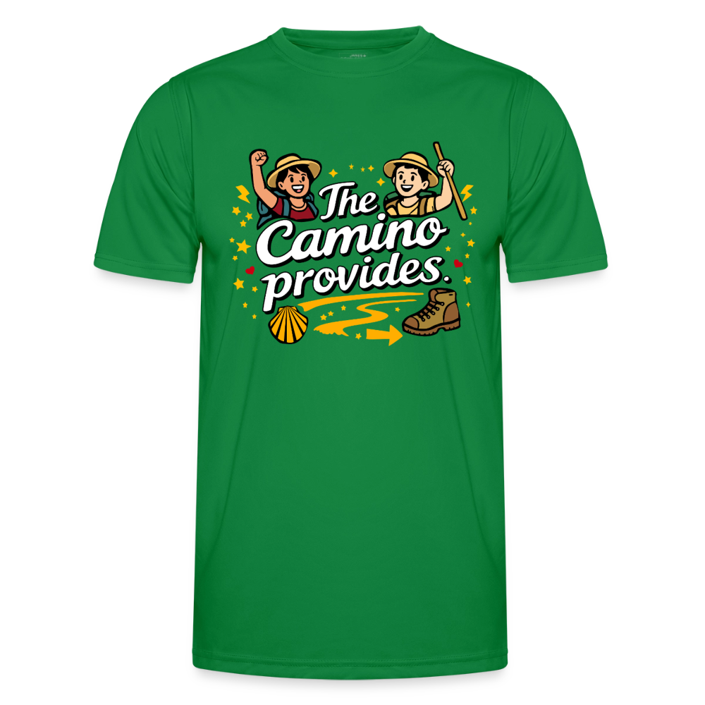 Männer Funktions-T-Shirt: The Camino provides - Kelly Green