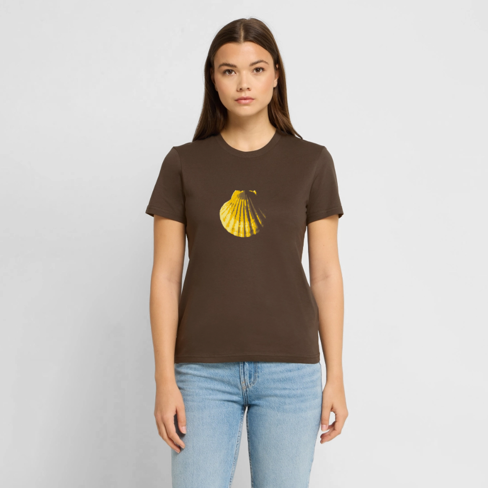 Jakobsmuschel | T-Shirt - Dunkelbraun