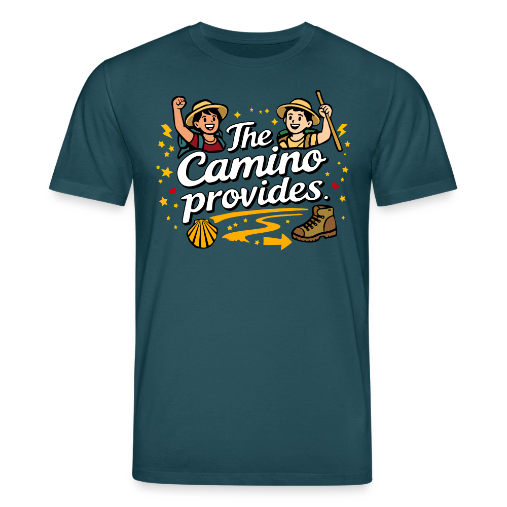 T-Shirt: The Camino provides 180g/m2 - Dunkles Petrol
