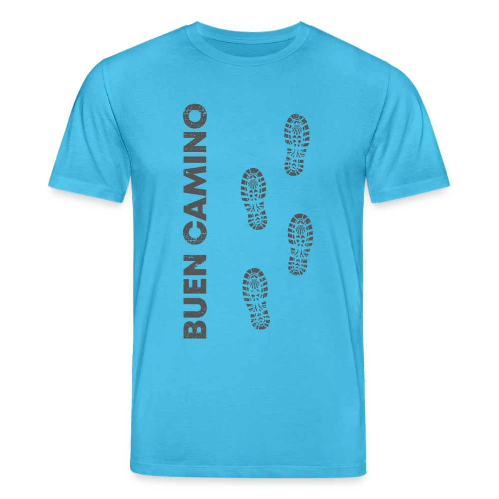 T-Shirt: Buen Camino - dark 180g/m2 - Aquablau