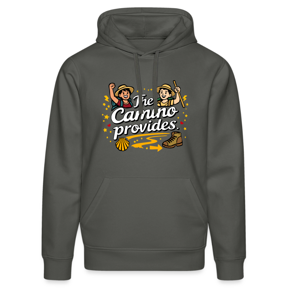 Unisex Hoodie: The Camino provides - Anthrazit